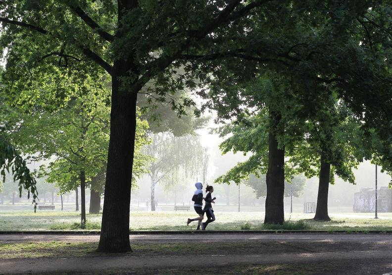 jogging - Agrandir l'image, fenêtre modale